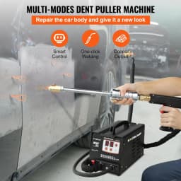 Excellway 3000W High Power Pulse Spot Welder Automatic Induction Welding w/ 2 Welding Guns for Iron Aluminum Nickel Welding