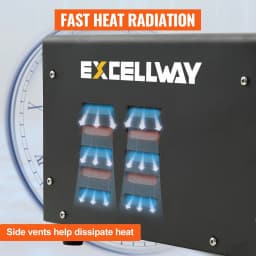 Excellway 3000W High Power Pulse Spot Welder Automatic Induction Welding w/ 2 Welding Guns for Iron Aluminum Nickel Welding