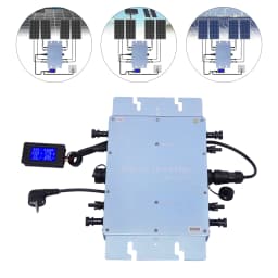 1200W Micro Inverter 92.5% Efficiency Solar Power Inverter IP65 Waterproof 1150W Grid-Tie Inverter for Residential/Commercial