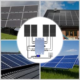 1200W Micro Inverter 92.5% Efficiency Solar Power Inverter IP65 Waterproof 1150W Grid-Tie Inverter for Residential/Commercial