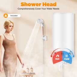 2000W Electric Water Heater 50L 77-167℉ Wall Mounted Hot Water Heater for Home Bathroom Durable Efficient