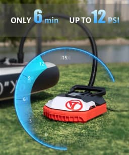 Inflatable kayak Boat Pump ForSUP Accessories Electric 20PSI 120W Stand Up Paddle Board Inflate Deflate Marine Boat Supplies