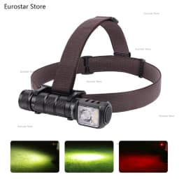 Headlamp 2100lm 18650 EDC USB C Rechargeable with Power Bank Flashlight SST40 LED Torch with Magnetic for Camping
