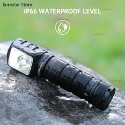 Headlamp 2100lm 18650 EDC USB C Rechargeable with Power Bank Flashlight SST40 LED Torch with Magnetic for Camping