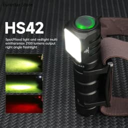Headlamp 2100lm 18650 EDC USB C Rechargeable with Power Bank Flashlight SST40 LED Torch with Magnetic for Camping