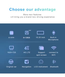 BONROAD 8+128GB Multimedia Automotive Display Touch Screen Car Radio Android Auto CarPlay For BMW X3 E83 Headunit GPS Navigation
