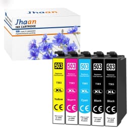 Jhaan 503XL Printer Cartridges for 503XL and 503XL Multipack for Expression Home XP-5200 XP-5205 XP5200