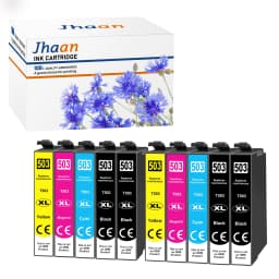 Jhaan 503XL Printer Cartridges for 503XL and 503XL Multipack for Expression Home XP-5200 XP-5205 XP5200