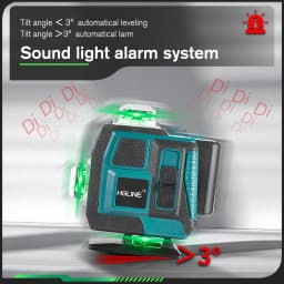 HGLINE 16 Lines 4D Laser Level leveling Tool Power Display Self-leveling 360 Horizontal And Vertical Cross Laser Level Machine