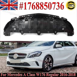 A1768850736 For Mercedes Benz A Class W176 2016-18 Front Bumper Guard Protector A200 A220 A160 A180 A250 Bumper Under Tray Cover