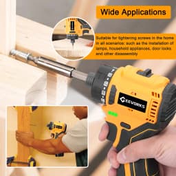 16.8V Lithium Screwdriver 55Nm Torque Multifunctional Repairing Tool Kit Electric Screw Driver for Mobilephones Computers Home