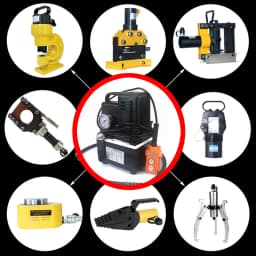 1200W Electric Hydraulic Pump, Portable 3L Oil Pump, 7-70Mpa High Pressure, Single Oil Circuit with Remote Control, GYD-63D