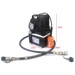 1200W Electric Hydraulic Pump, Portable 3L Oil Pump, 7-70Mpa High Pressure, Single Oil Circuit with Remote Control, GYD-63D