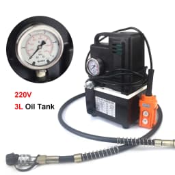 1200W Electric Hydraulic Pump, Portable 3L Oil Pump, 7-70Mpa High Pressure, Single Oil Circuit with Remote Control, GYD-63D