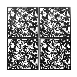 12 Pcs Hanging Room Dividers Multi-functional Use Black Butterfly Screen for Room/Hotel Decoration Decorative Wall Screen Panel