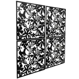 12 Pcs Hanging Room Dividers Multi-functional Use Black Butterfly Screen for Room/Hotel Decoration Decorative Wall Screen Panel