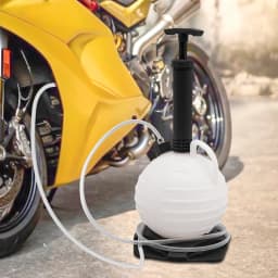 6L/1.58gal Manual Transmission Fluid Pump 2m Hose 3 Extension Tubes Fluid Extractor PE Material for Auto Transmission Mess-Free