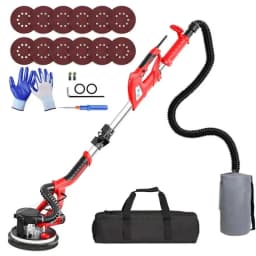 750W Drywall Sander Variable Grinding Machine 7 Speed Electric Drywall Sander Foldable Sheetrock with Telescope Handle Sander