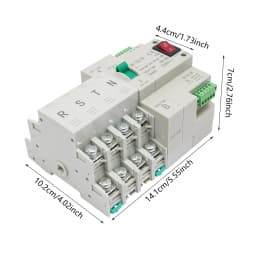 4P 100A Dual Power Transfer Switch Automatic Changeover Switch Conversion Time≤50ms Tse Class PC Used in Elevators, Firefightin