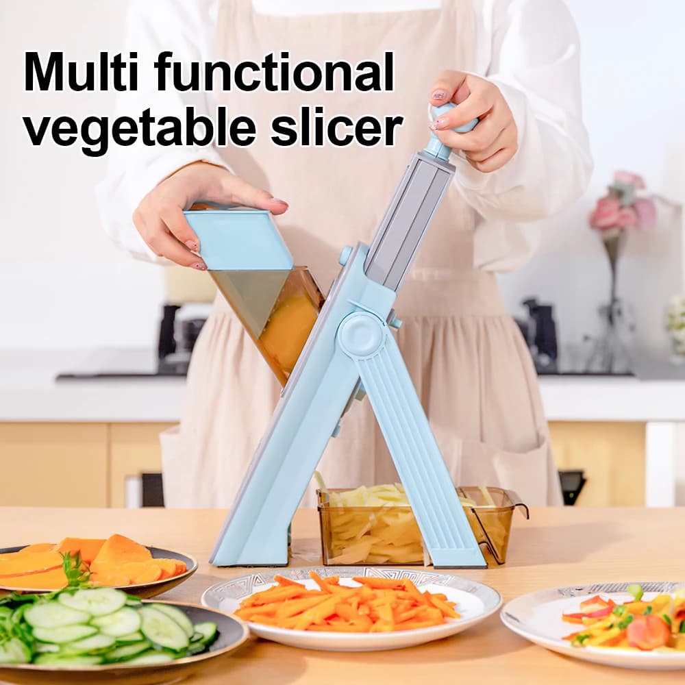 Vegetable Cutter Manual Food Chopper Fruit Potato Cucumber Carrot Meat Slicer Household Fruit Vegetable Shredder Kitchen Tool