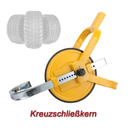 Car Anti-theft Tire Lock Portable Foldable Three-prong Tire Lock Steel Material Durable Anti-theft Lock