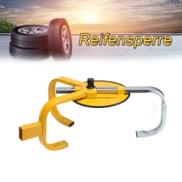 Car Anti-theft Tire Lock Portable Foldable Three-prong Tire Lock Steel Material Durable Anti-theft Lock