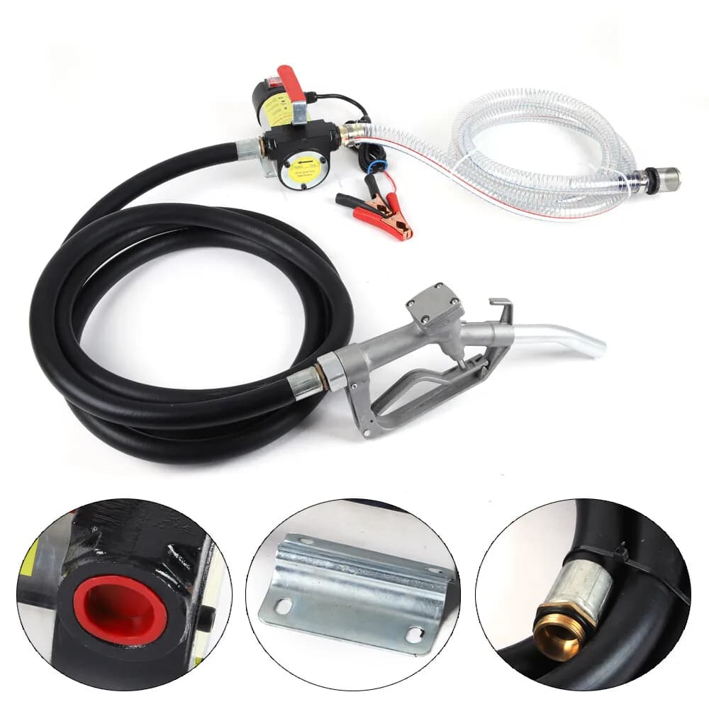 Universal 200W 45L/m High Efficiency & Quality Diesel Oil Pump Kit Powerful Fuel Oil Transfer Pump Self-Suction Diesel Engine