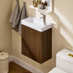 SoBuy BZR196-BR washbasin under wardrobe bathroom furniture set bathroom wardrobe hanging narrow with storage under wardrobe washbasin
