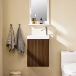 SoBuy BZR196-BR washbasin under wardrobe bathroom furniture set bathroom wardrobe hanging narrow with storage under wardrobe washbasin