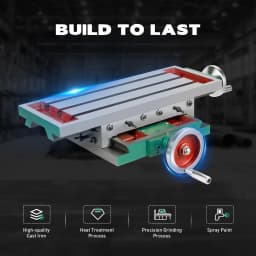 22.63x13.18inch Milling Machine Worktable,Milling XY Table,Milling Machine Table for Drilling,Tapping,Milling Grooves,Etc