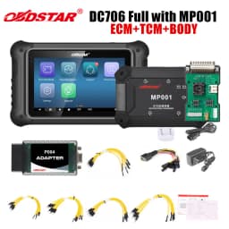 OBDSTAR DC706 ECU Tool with MP001 Set for Car and Motorcycle ECM/ TCM/ BODY ECU Clone