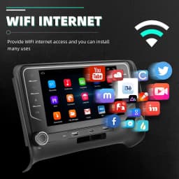 ESSGOO 7" Touchscreen For Audi TT MK2 8J 2006-2012 Car Stereo Radio Apple Carplay Android auto Android14 GPS NAVI WIFI SWC BT FM