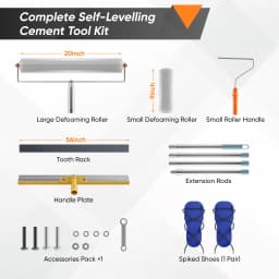 Self-Levelling Cement Tool Kit Self Levelling Concrete Tool Kit Floor Construction Tools