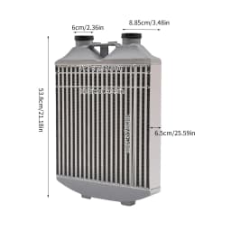 Aluminum Intercooler,Cooler Heat Exchanger for Skoda Fabia VRS Seat Sport VW Polo 1.9 TDI 130PD 60Psi