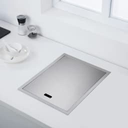 304 Stainless Steel Kitchen Sink for Island Bar, Brushed Finish with Foldable Faucet, Lid Cover, Soap Dispenser, Veg Basin Sinks