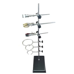60cm Lab Support Stand Complete Set W/9 Clamps Science Essential Devices for Physics Chemistry Experiments