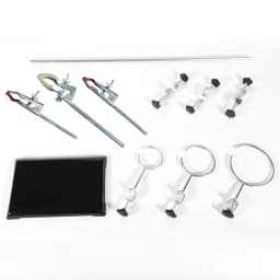 60cm Lab Support Stand Complete Set W/9 Clamps Science Essential Devices for Physics Chemistry Experiments