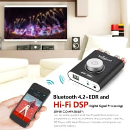 Nobsound Hi-Fi DSP TPA3116 Digital Power Amplifier Hifi Stereo Audio Headphone Amp Bluetooth 5.0 Audio Receiver