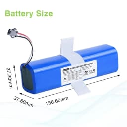 6800mAh Battery For XiaoMi Lydsto R1 Roidmi Eve Plus Viomi S9 Robot Vacuum Cleaner Battery Pack Accessories Parts 14.4V