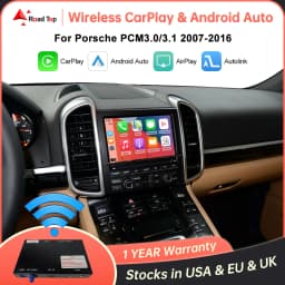 Road Top Wireless CarPlay Android Auto for Porsche Macan Cayman Cayenne Panamera PCM3.1 With Mirror Link AirPlay Functions
