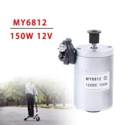 DiLiBee 150W Brushed Electric DC Motor MY6812 Brushed DC Motor 12V DC Motor 2750 RPM