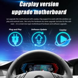 12.3" Linux Car LCD Dashboard For BMW X5 E70 X6 E71 2006-2013 CCC CIC Instrument Cluster Panel Virtual CockPit Speedometer