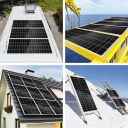 18V Solar Panel 160W Rigid Glass Solar Panel Monocrystaillne Solar Cell For 12V/24V Battery Charge 1000w System Kits For Home
