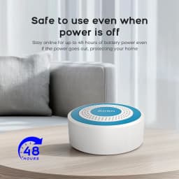 WiFi Door Window Sensor for Tuya Smart Home Alarm System, Smart Life App Alert, Compatible Garage Office