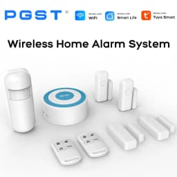 WiFi Door Window Sensor for Tuya Smart Home Alarm System, Smart Life App Alert, Compatible Garage Office