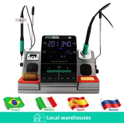 2 in 1 Soldering Station LCD Digital Display Welding Rework Station Soldering Iron Kit Original C210 C115 For SUGON T3602