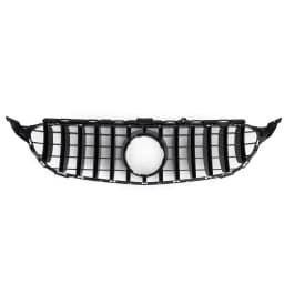 Artudatech 2015-2018 for Benz C class W205 C250 C300 C43 GTR Style Front Bumper Grill Replacement Grille Generic