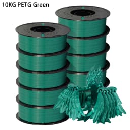 22LBS PLA PETG Filament 1.75mm Dimensional Accuracy+/-0.03mm Black White Grey Multicolor 3D Printer Materials for FDM 3D Printer