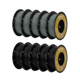22LBS PLA PETG Filament 1.75mm Dimensional Accuracy+/-0.03mm Black White Grey Multicolor 3D Printer Materials for FDM 3D Printer