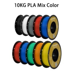 22LBS PLA PETG Filament 1.75mm Dimensional Accuracy+/-0.03mm Black White Grey Multicolor 3D Printer Materials for FDM 3D Printer